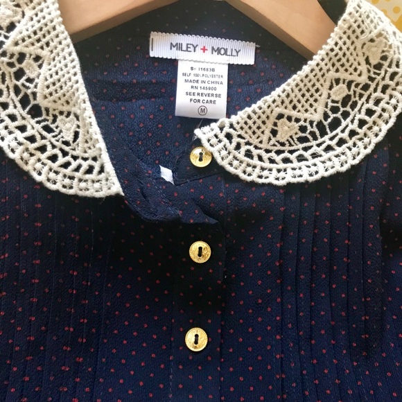Polka dot button down shirt - Picture 3 of 4